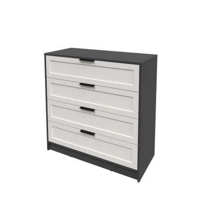 Kомод Тренд КТ-К100 (Антрацит ЛДСП/ Кашемир ЛМДФ) Ш1000 В1020 Г451 Kомод Тренд КТ-К100 (Антрацит ЛДСП/ Кашемир ЛМДФ) Ш1000 В1020 Г451